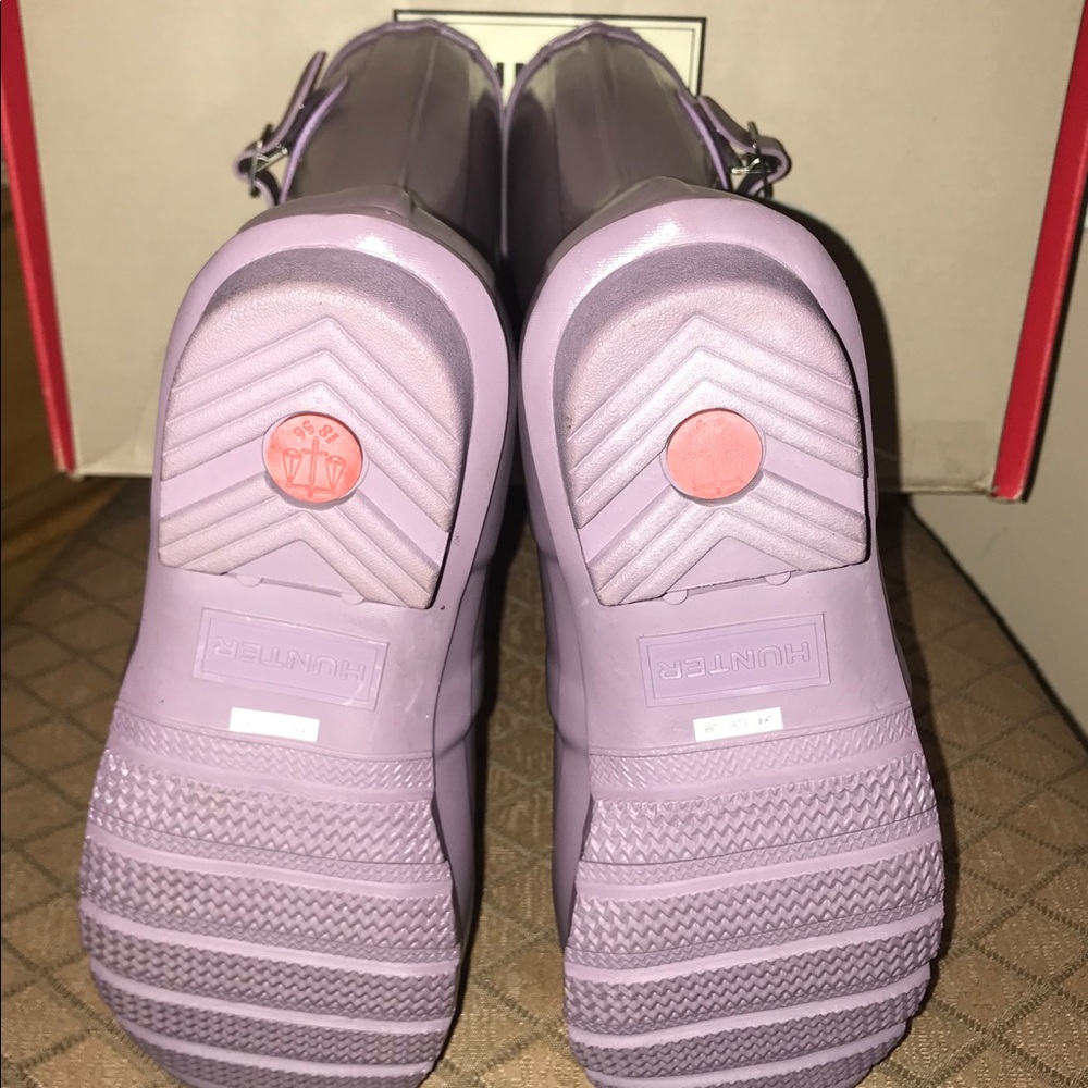 Hunter Original Boots, Size-6 Women’s; Lavender - Picture 4 of 8